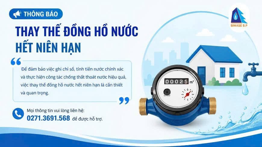 Thông báo thay thế đồng hồ hết niên hạn